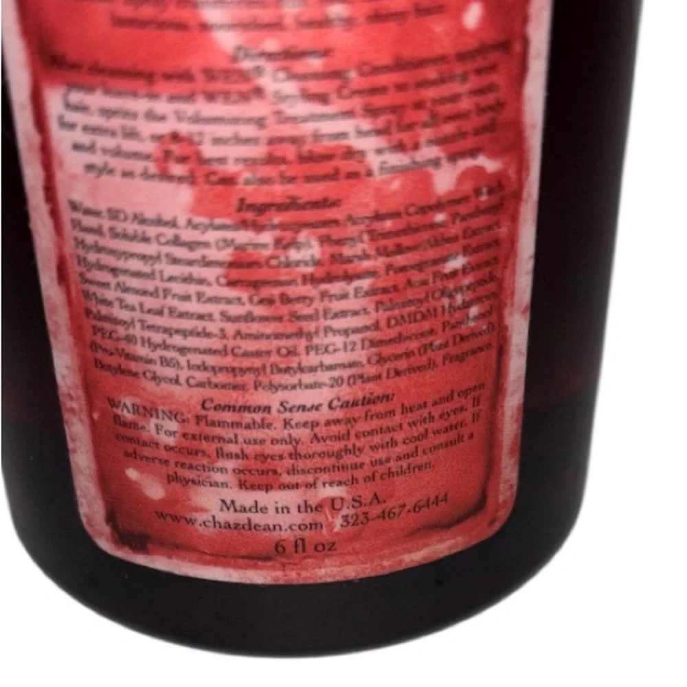 Wen Volumizing Treatment Spray 6 oz and Finishing Treatment Creme 4 oz